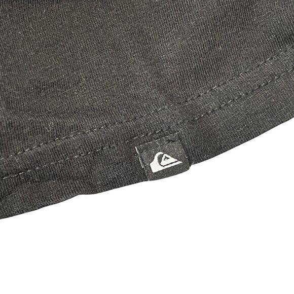 Quiksilver‎ The Mountain And The Wave Graphic T Shirt Boys Size L Black Logo - Picture 4 of 8